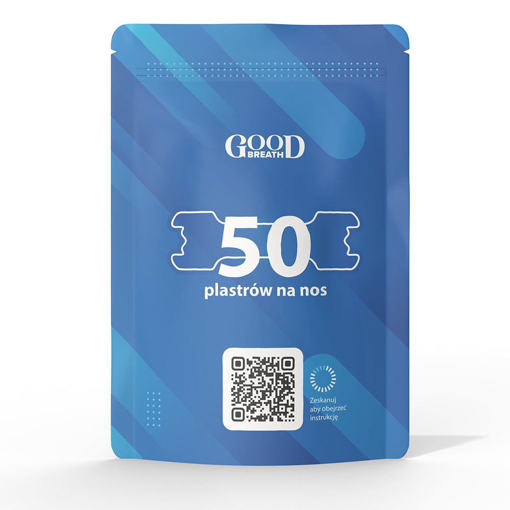 Plastry na nos ułatwiające oddychanie GoodBreath - 50 sztuk