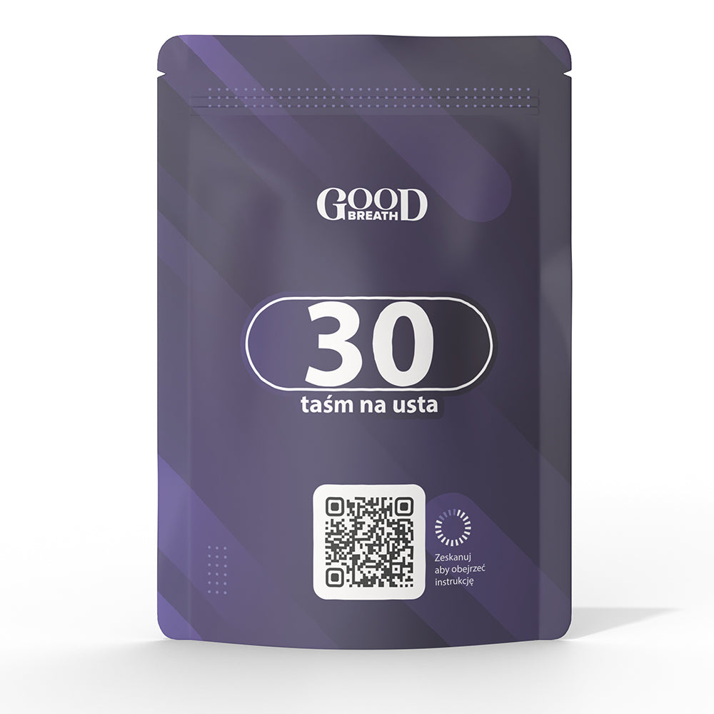 Taśmy zaklejające usta GoodBreath - 30 sztuk