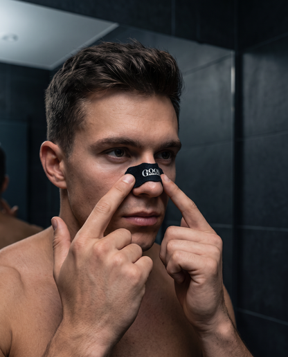Czarne Plastry Na Nos GoodBreath Active Black, 50 sztuk
