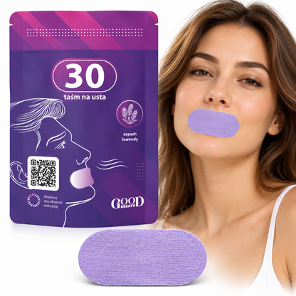 Taśmy na usta o zapachu lawendy GoodBreath - 30 sztuk